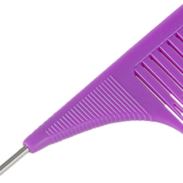 2x Fine Section Weaving Highlighting Foiling Hair Comb Salon Hair Styling Combs