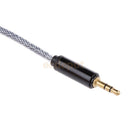 2Pieces Black +Blue 3.5mm M to F Stereo Audio Headphone Extention Cable Cord