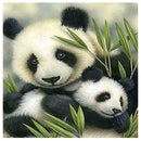 5D Diamond Panda Love Painting DIY Cross Stitch Needlework Craft Home Decor