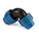 25 mm CONNECTING ELBOW / ELBOW 90 degree CONNECTION a COMPRESSION, TUBULAR  L8C7