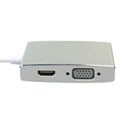 Usb 3.0 Hub To 4K Hdmi Vga Dvi Rj45 10/100/1000 Gigabit Ethernet Lan 4 In 1