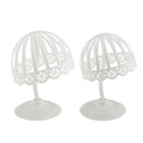 2pcs New Durable Wig Hair Baby Hat Cap Holder Stand Helmet Display Rack Tool