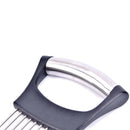 Stainless Steel Onion Cutter Onion Holder Fork Vegetable Slicer Tomato Needle FT