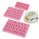 3Pcs Letter&Number Silicone Mold Chocolate Fondant Cake Set Mould Decoratin