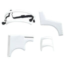 Neckline Beard Shaping Template Shaper Trimming Comb Guide Shaving Kit White