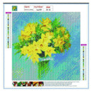 4 Pack Rose Flowers DIY 5D Diamond Painting Kit Full Drill Cross Stitch Decor