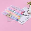 10Pcs Fluorescent Pen Highlighters Color Mild Liner Marker Pen School Supplies
