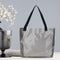 Clear PVC Transparent Shopping Bag Shoulder Handbag Lady Travel Tote (Grey)