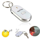 Hot LED Key Finder Keychain Whistle Find Lost Keys Gift Sound Control Locat H7B1