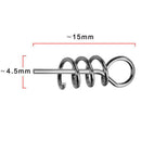50pcs/box Circle Hooks Black High Carbon Steel Octopus Fishing Hooks - Size 1/0#