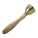 2 pieces mini Golden Bell musical toys for children with a wooden handle F2R4