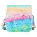 Film Camera PU Leather Bag Carry Case Cover W/ Strap For Fuji Instax  9