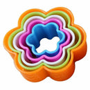 5pcs Colorful Fondant Cake Cookie Sugar craft Cutters Shapes Decorating Mol V8S6