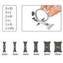 12Pcs Invisible Ring Size Adjuster for Loose Ring Size Reducer Spacer Ring Gu JR