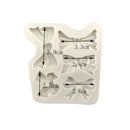1PC Bow Tie Silicone mold fondant mold cake decorating tools chocolate mold BX