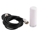 Car Dual Band Antenna UHF VHF 400-470/136-174MHZ PL-259 Antenna Cable White