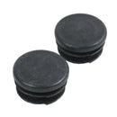 Plastic Round Cap Chair Table Legs Ribbed Tube Insert 22mm Dia 50 Pcs A1J2