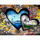 5D Diy Diamond Painting Love Scenery Diamond Embroidery Landscape Cross Sti