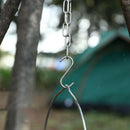 Camping Tripod Set Portable Stainless Steel Campfire Cooking Tripod Grill