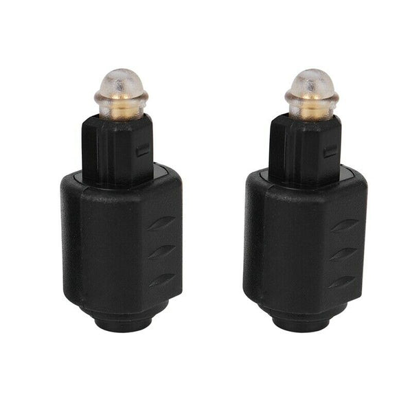 2 Packs Optical 3.5mm Female Mini Jack Plug To Digital Toslink M Audio Adap X5S5