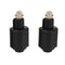 2 Packs Optical 3.5mm Female Mini Jack Plug To Digital Toslink M Audio Adap X5S5