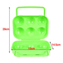 Plastic 6 Grids Portable Barbecue Outdoor Egg Box Kitchen Egg Storage BoxesBX