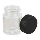 10 x 22cc Airbrush Bottles Empty Glass Pots Lids Color Cups