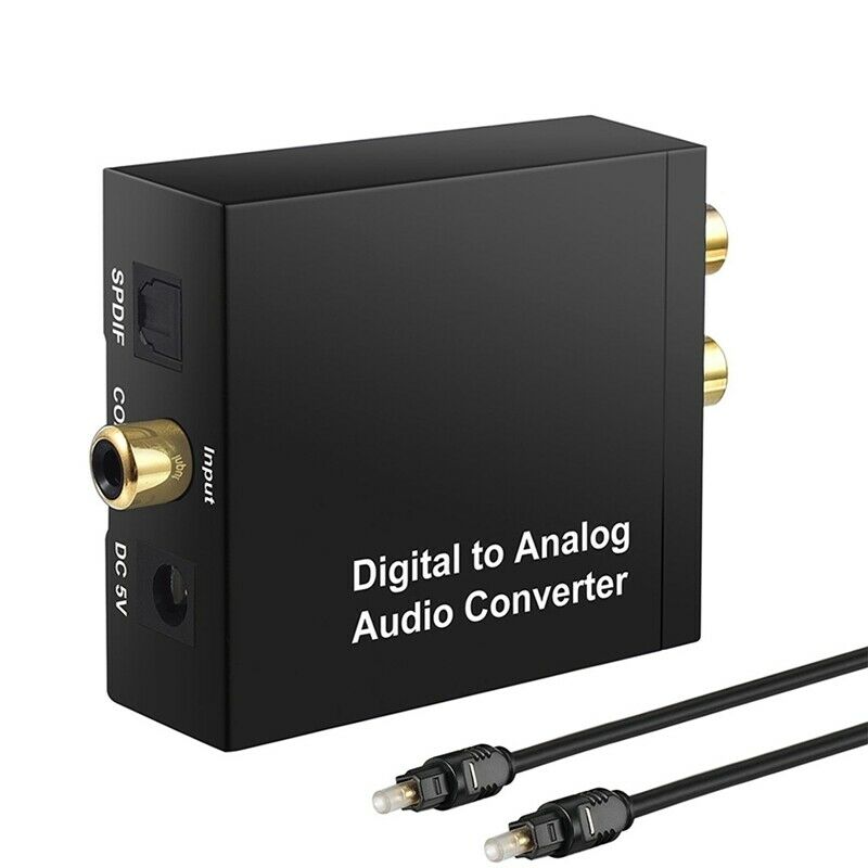 Digital to Analog Converter DAC Digital SPDIF Toslink to Analog Stereo Audi B6U2