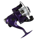 Saltwater Fishing Tackle Pen Shape Rod Pole & Reel Combos(Purple)