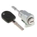 Car Left Door Lock Cylinder Barrel Key for VW Volkswagen Skoda Octavia 07-12
