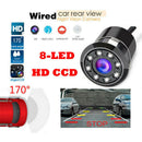 Waterproof 8 LED Car Backup Rear View Reverse Parking HD Camera Night VisiFS Gw