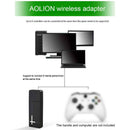 Black USB Receiver Home Wireless Adapter PC Laptop Game Controller  One