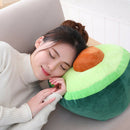 Large Avocado Plush Toys Cute Fruit Stuffed Pillow - Comfy Throw Pillow Sofa