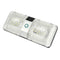 48 LED Double Dome Light Stepless Dimming Interior Reading Lamp for RV Marine