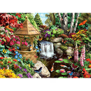 5D DIY Full Round Drill Diamond Painting Relax Pond Cross Stitch Embroidery