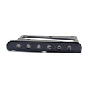 Steel 6 String Guitar Bridge Plate for  Guitar Parts Accessories Black