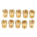 10pcs Injector Nozzles Motorcycle Carburetor Main Jet 10 Size: 85 - 105