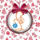 Metal Cutting Dies Stencils for DIY Scrapbooking Album Snowman Crystal Ball