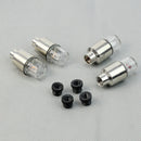 4pcs Auto Car Bike Tire Tyre Wheel Valve Caps Flash Neon LED Lamp Safety L DZQ