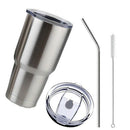 Stainless Steel Tumbler Cup with Lid Straw 30 Oz Double Wall Vacuum Flask I Q2A5