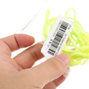 10x Zipper Pulls Cord Rope Ends Lock Zip Slider Replacement 65mm Yellow