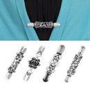 4 Piece Cardigan Jacket Sweater Shawl Clip Goalkeeper Collar Duckbill Metal