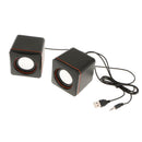 Mini Wired USB Powered Stereo Computer Music Speaker for Desktop Notebook
