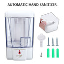 700ML Wall-Mounted Automatic Touchless IR Public Hand Soap Shampoo Dispenser