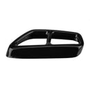 2 Pcs Car Stainless Steel High Temperature Resistance Anti-Rust Black Exhau