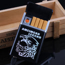 New Dual Arc USB Electric-Flameless Lighter Cigar Cigarette Box