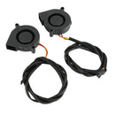 2Pcs Black Brushless DC Cooling Blower Fan 5015 5V 50x50x15mm