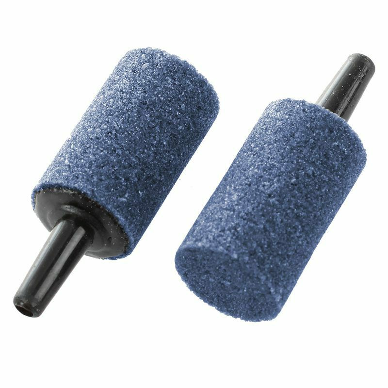 Aquarium Fish Tank Mineral Bubble Air Stone Oxygen Diffuser gray 24mm x 15mm  U3
