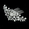 Bridal Wedding Flower Diamante Crystal Rhinestone Women Hair Comb Headpiece