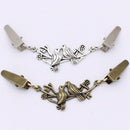 Retro Sweater Cardigan Clips Keeper Fashion Brooches Shawl Duck Clip Buckle